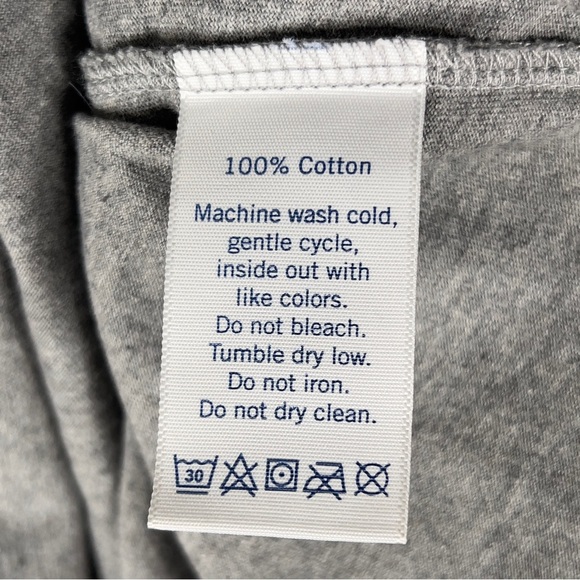 Clare V. Liberez Les Sardines Short Sleeve Shirt Women's XS Gray 100% Cotton - Picture 4 of 9